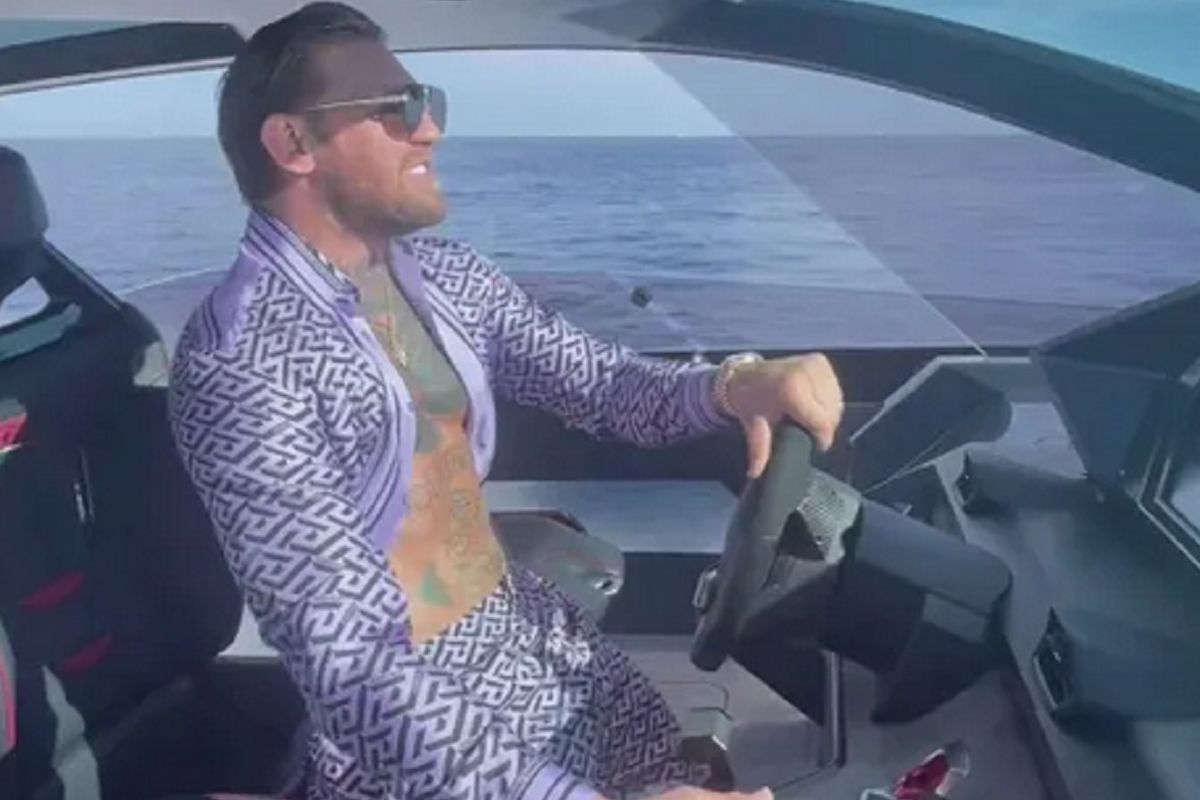 Jacht w kształcie Lamborghini. Tak bawi się Conor McGregor