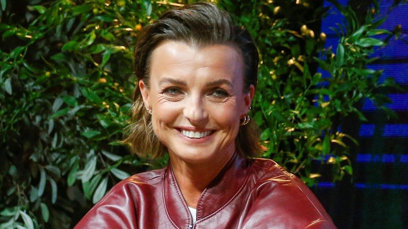 Katarzyna Sokołowska często łączy sukienki i kozaki w swoich stylizacjach 