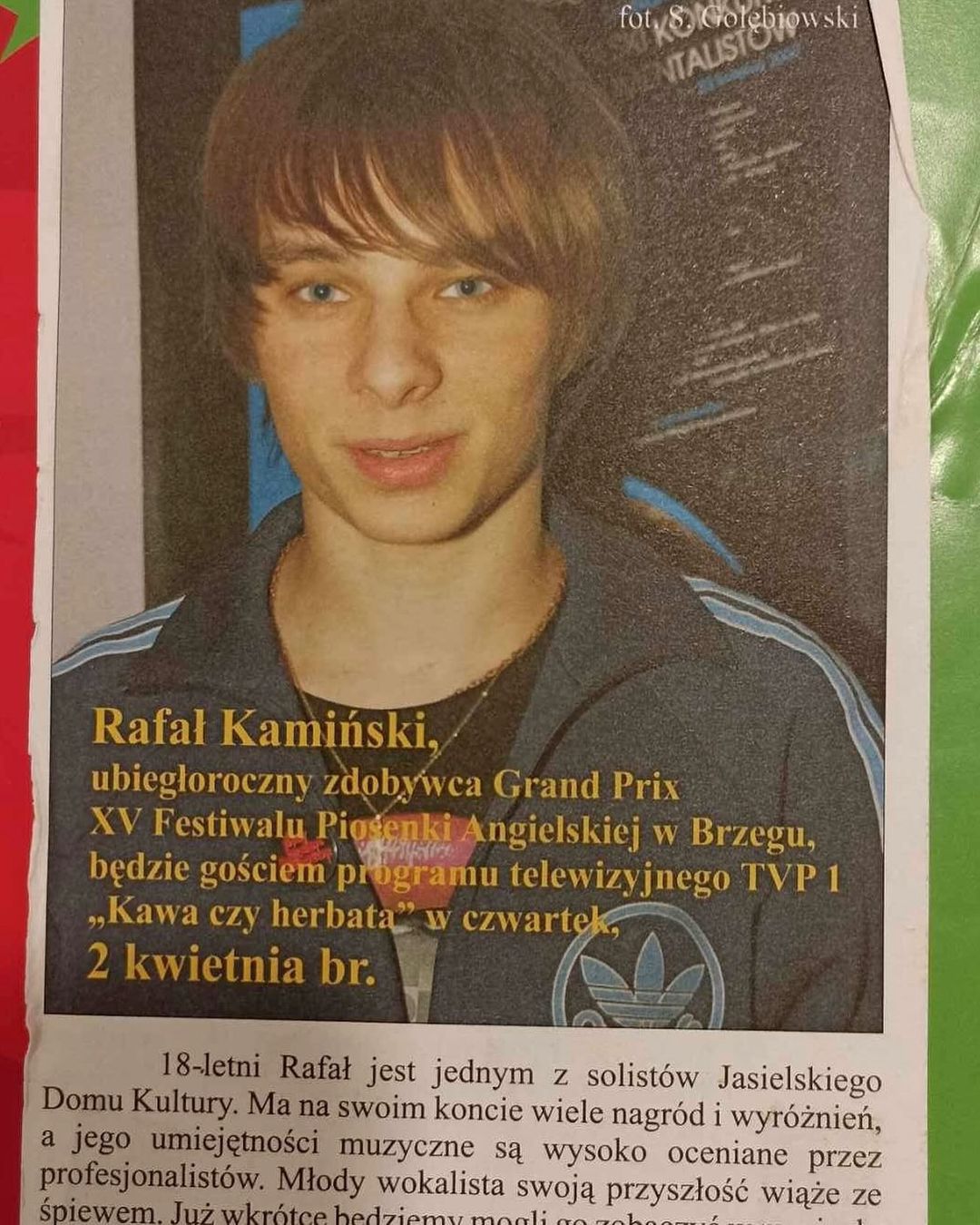 Tak wyglądał kiedyś Ralph Kaminski (Instagram)