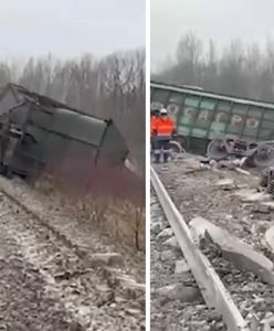 Pierwszy akt sabotażu tak blisko Moskwy. Eksplozja i wykolejony pociąg