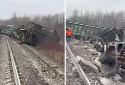 Pierwszy akt sabotażu tak blisko Moskwy. Eksplozja i wykolejony pociąg