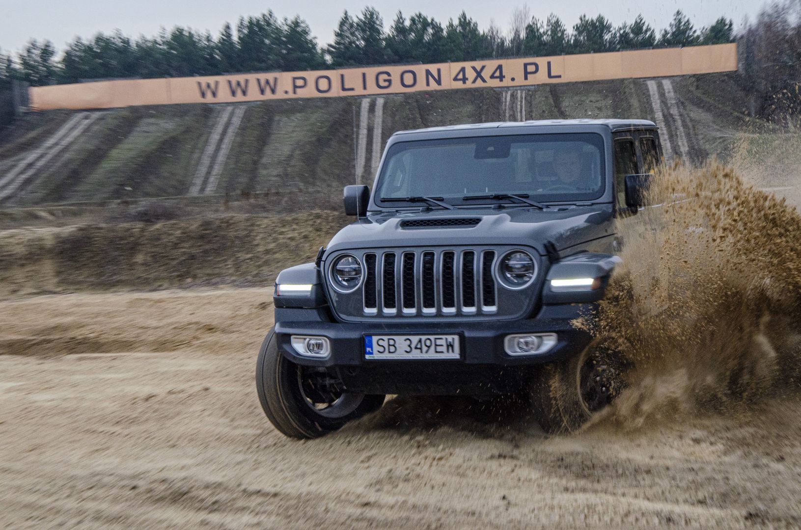 Jeep Gladiator na Poligonie4x4