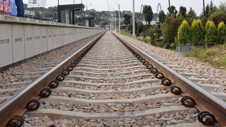 Nowe torowisko i stacja PKP w Rabce-Zdrój