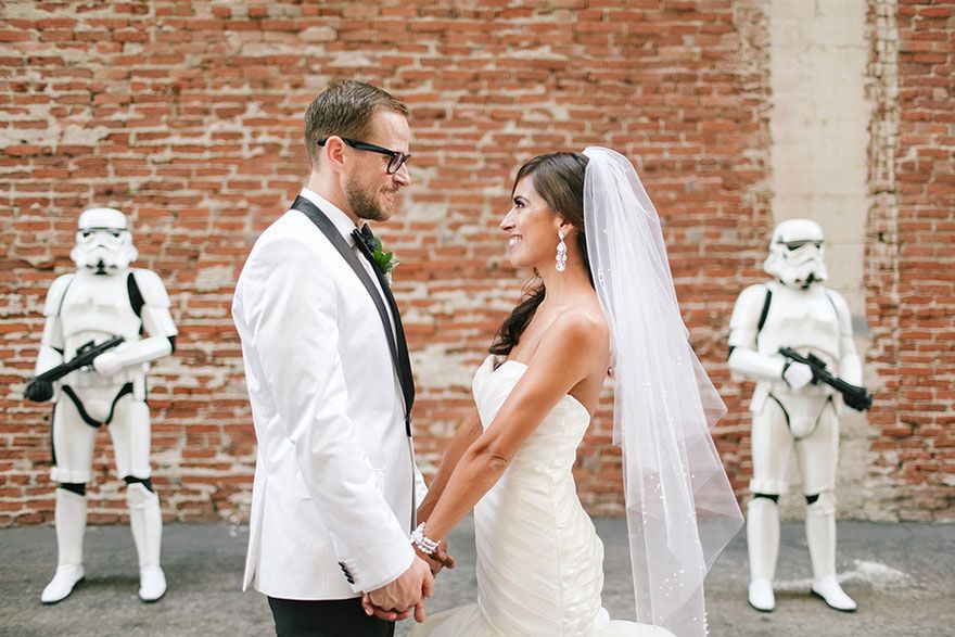 Ślub w stylu „Star Wars" z którego George Lucas byłby dumny 2