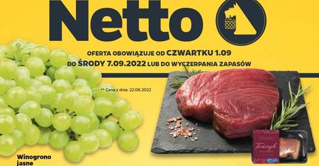 Netto najnowsza gazetka od czwartku 1 września. Netto gazetka 1.09-7.09