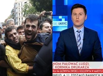 TVP Info o bójkach w Katalonii: "Bruksela pozwala PAŁOWAĆ LUDZI, a nam ZABRANIA ZWALCZAĆ KORNIKA!"