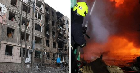Zmasowany atak na Ukrainę. Wystrzelono 180 dronów