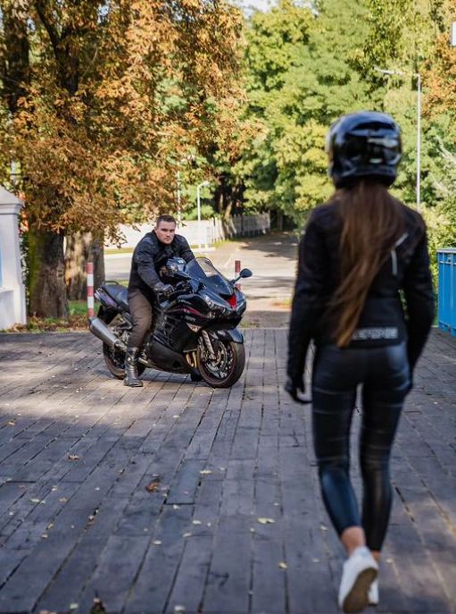 Krzysztof Radzikowski z partnerką