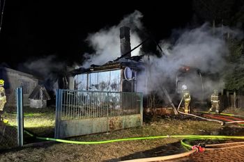 Tragiczny pożar domu w Boże Narodzenie. Zginęły dwie osoby