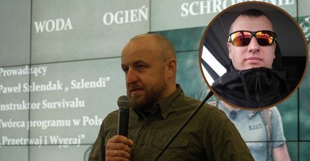 Grzegorz Borys wziął specjalny plecak. "Może schodzić pod ziemię"