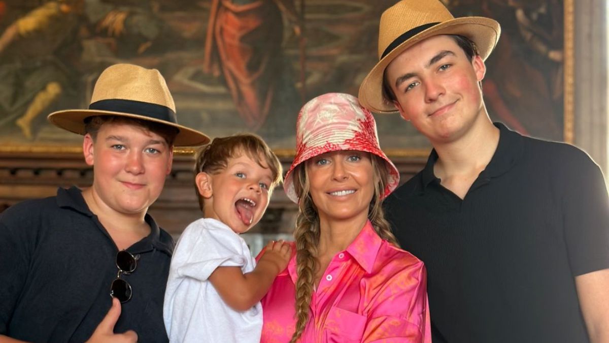 Małgorzata Rozenek zapozowała z synami