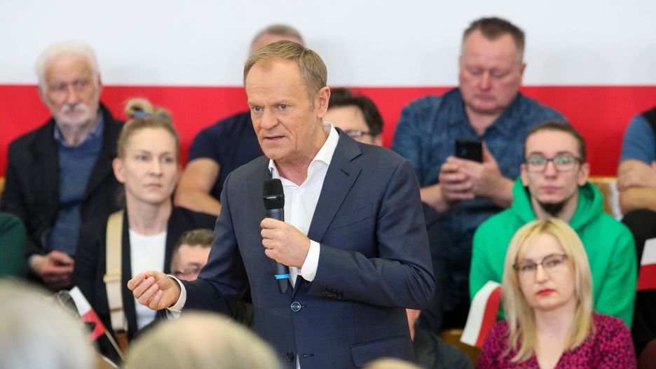 Donald Tusk w Kleosinie