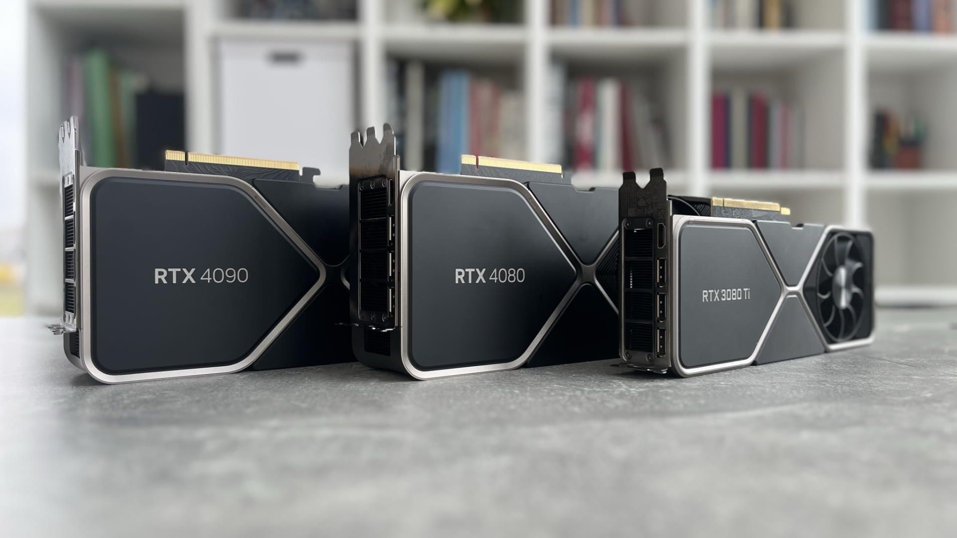 GeForce RTX 4090, GeForce RTX 4080 i GeForce RTX 3080 Ti