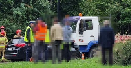 Czołowe zderzenie w Rybniku. Mężczyzna celowo spowodował wypadek?