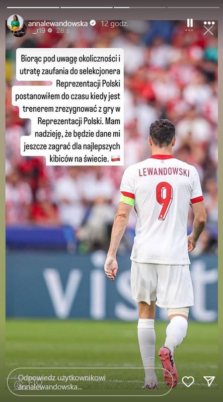 Robert Lewandowski może liczyć na swoją żonę, Annę Lewandowską