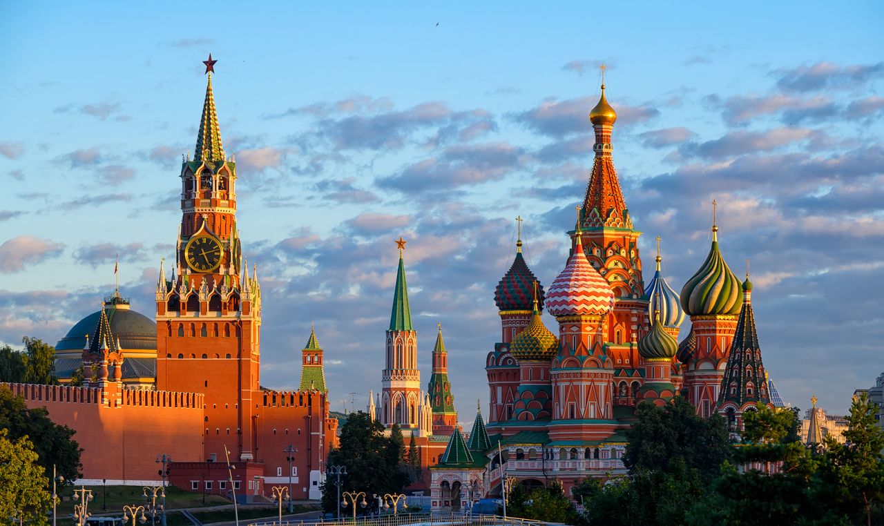 Moscow Kremlin, Saint Basil's Cathedral in Moscow, Russia