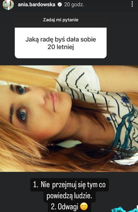 Anna Bardowska pokazała zdjęcie, jak miała 20 lat