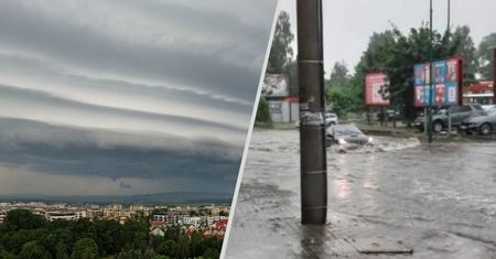 "Apokaliptyczny widok". Niebezpieczna pogoda na południu Polski