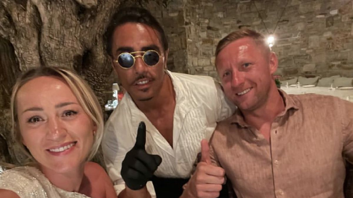Kamil i Marta Glik w restauracji Nuser-Et