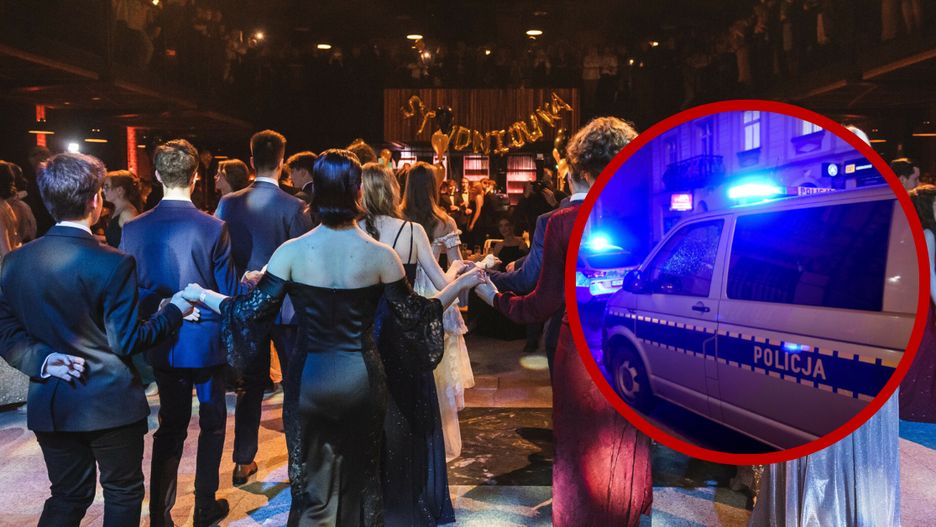 Studniówka i radiowóz