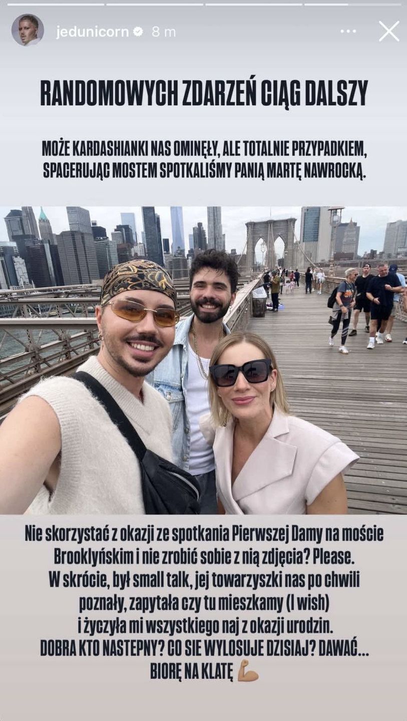 Jędrzej Urbański spotkał Martę Nawrocką 