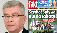 Karczewski nie będzie czytał „Faktu” po okładce nt. spływu Szydło, Gliński krytykuje dziennikarzy „Rzeczpospolitej”, TVN i Polsatu