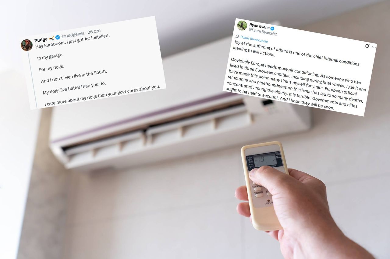 Amerykanie komentują upały. Kpią z Europy. "Nawet moje psy mają klimatyzację"