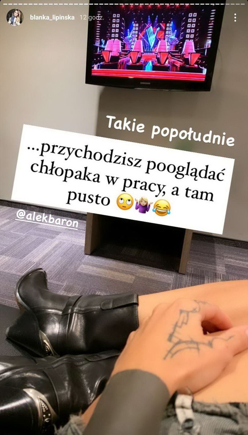Blanka odwiedziła Barona na planie "The Voice of Poland"
