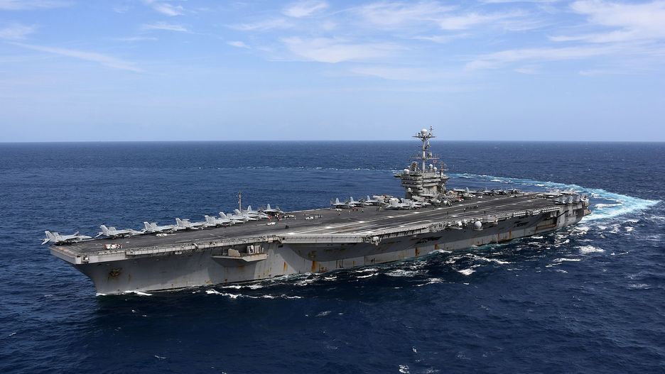 Amerykańska grupa transportowa "USS Harry S Truman" weźmie udział w ćwiczeniach Cold Response 2022. To manewry planowane od dawna, niezależnie od stanu konfliktu z Moskwą w sprawie Ukrainy (domena publiczna)