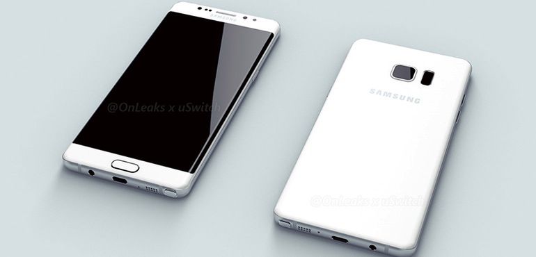 Samsung Galaxy Note 6/7 na renderze 3