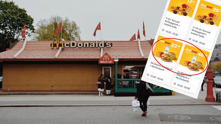Podatek cukrowy. Z ofert promocyjnych McDonald'sa zniknęły napoje gazowane słodkie.