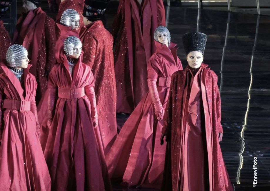 Agnieszka Rehlis jako Amneris w Arena di Verona © EnneviFoto