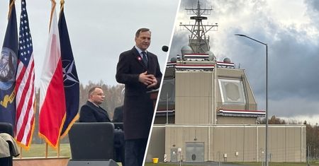 "Amerykański niszczyciel na polskiej ziemi". Baza w Redzikowie otwarta
