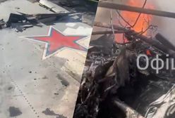 Na niebie dwa rosyjskie myśliwce. Nagle jeden atakuje drugi