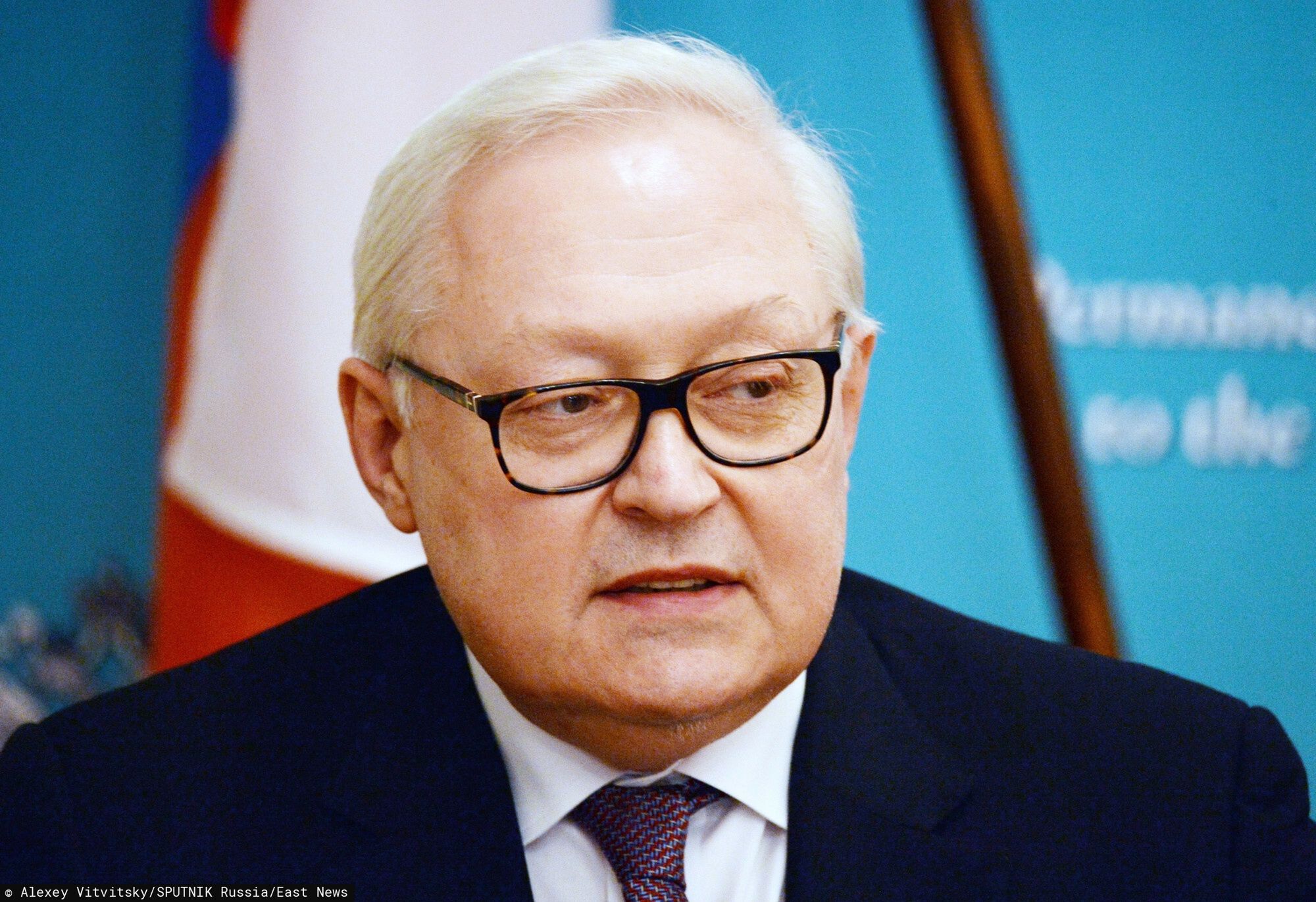 Rozmowy o bezpiecze?stwie mi?dzy USA a Rosj?  w Genewie6738579 10.01.2022 Russian Deputy Foreign Minister Sergei Ryabkov talks to the media during a briefing following the talks on security guarantees between Russia and the United States, in Geneva, Switzerland. Alexey Vitvitsky / SputnikAlexey Vitvitsky