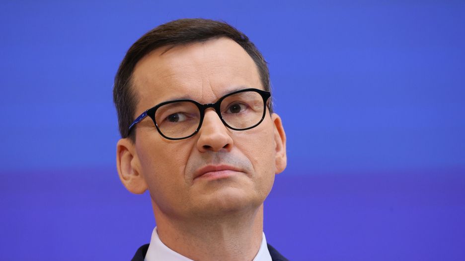 Konferencja prasowa premiera Mateusza Morawieckiego
Fot. Pawe? Wodzynski/East News, Warszawa, 29.07.2022. Konferencja prasowa premiera Mateusza Morawieckiego (n/z) w KPRM.
Pawel Wodzynski