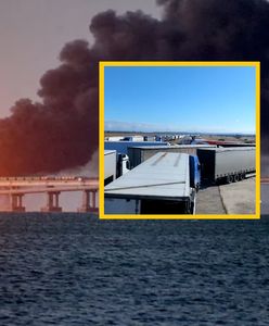 Najnowsze nagranie z Krymu. Rosja ma duży problem po zniszczeniu mostu. Oto dowód