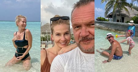 Edyta i Cezary Pazurowie pozdrawiają z bajecznie drogich wczasów na Malediwach. Ich hotel KOSZTUJE KROCIE (ZDJĘCIA)