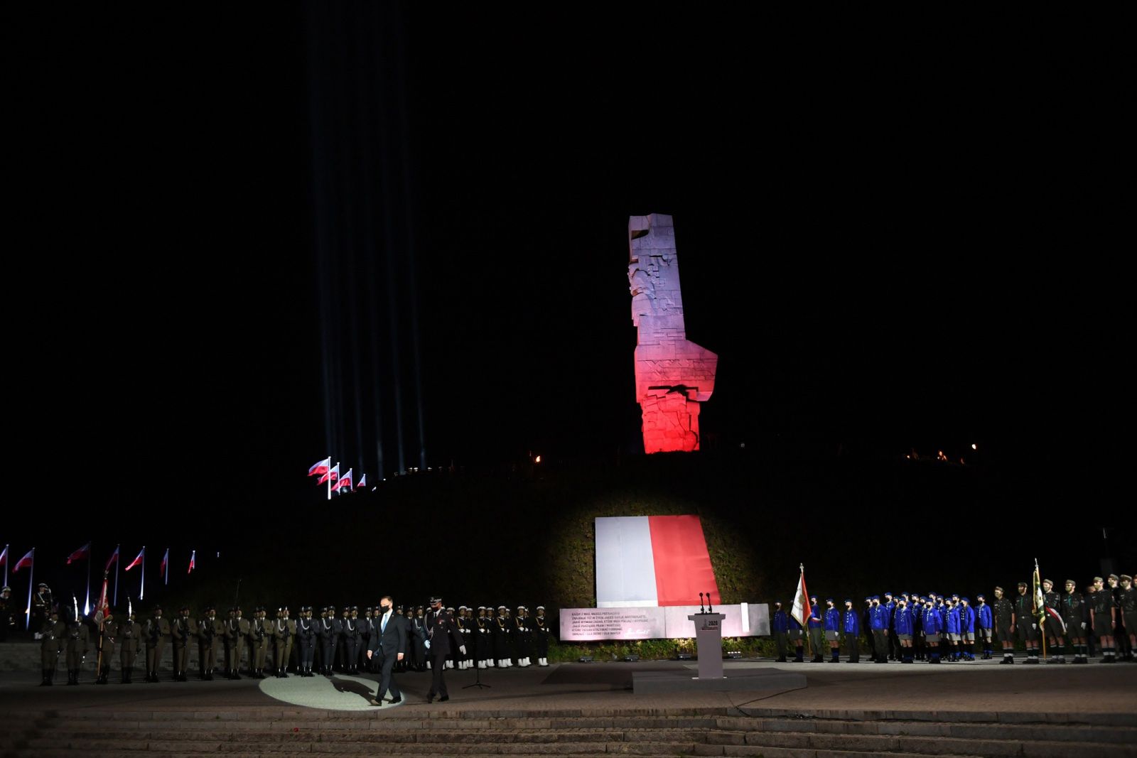 Prezydent Andrzej Duda na Westerplatte