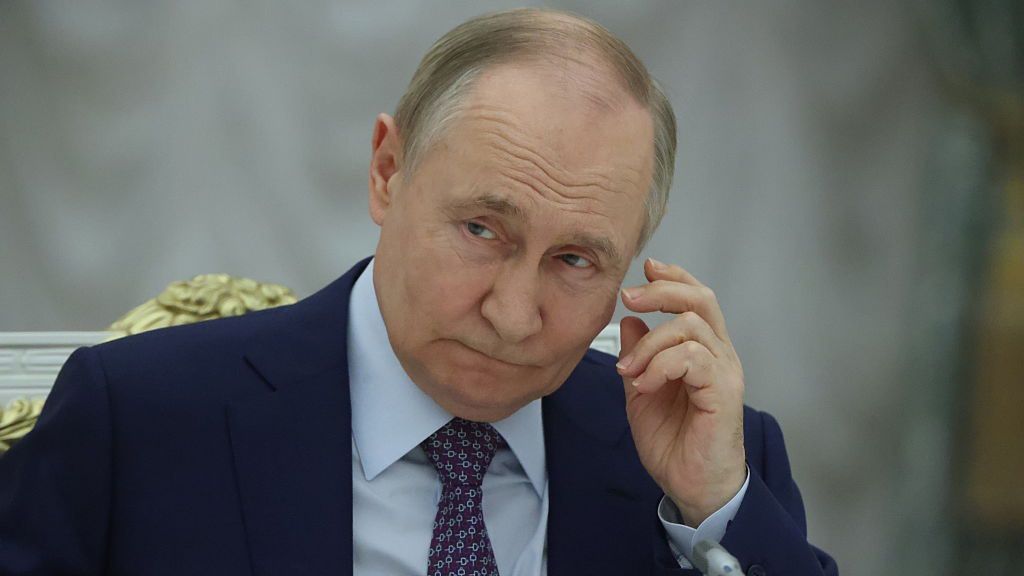 Putin Holds Meeting On Developning 'New Regions' Of Russia Annexed From Ukraine
MOSCOW, RUSSIA - JUNE 30 (RUSSIA OUT) Russian President Vladimir Putin speaks during a meeting on development of 'new regions', annexed from Ukraine, at the Kremlin, on June 30, 2025, in Moscow, Russia. Russia has made the retention of these annexed regions, including the Donetsk, Kherson, Luhansk and Zaporizhzhia oblasts, a condition of any peace agreement with Ukraine.  (Photo by Contributor/Getty Images)
Contributor