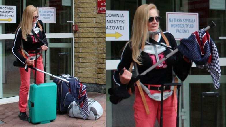 Sylwia Wysocka na rehabilitacji