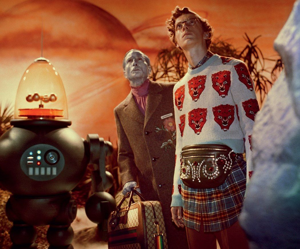 Najnowsza kampania Gucci to uczta wizualna dla miłośników science fiction z lat 50. i 60. 6