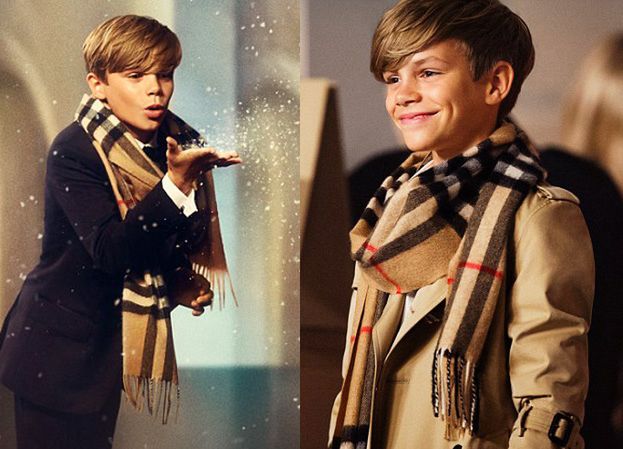 Romeo Beckham w kampanii Burberry! PODOBNY DO OJCA?