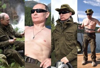 Wakacje Putina na Syberii: Zbiera grzyby i łowi ryby (ZDJĘCIA)