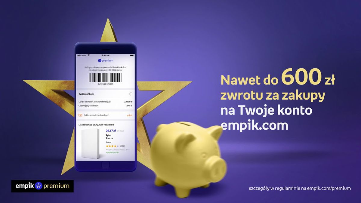 Empik Premium na 60 dni za darmo. Akcja promocyjna zostaje przedłużona 1