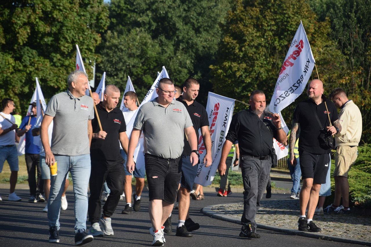 Jastrzębie-Zdrój: Odbędzie się kolejny protest górniczych związkowców. WZZ "Sierpień 80" zapowiada blokadę miasta. Chodzi o sytuację w JSW