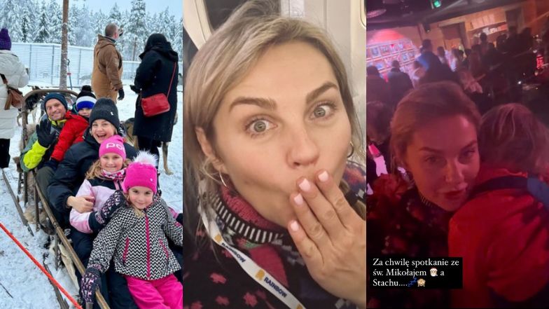 Małgorzata Socha zabrała dzieci do Laponii