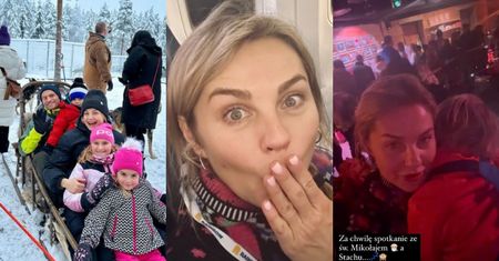 Małgorzata Socha zabrała dzieci do Laponii! "W odwiedzinach u ŚWIĘTEGO MIKOŁAJA" (ZDJĘCIA)