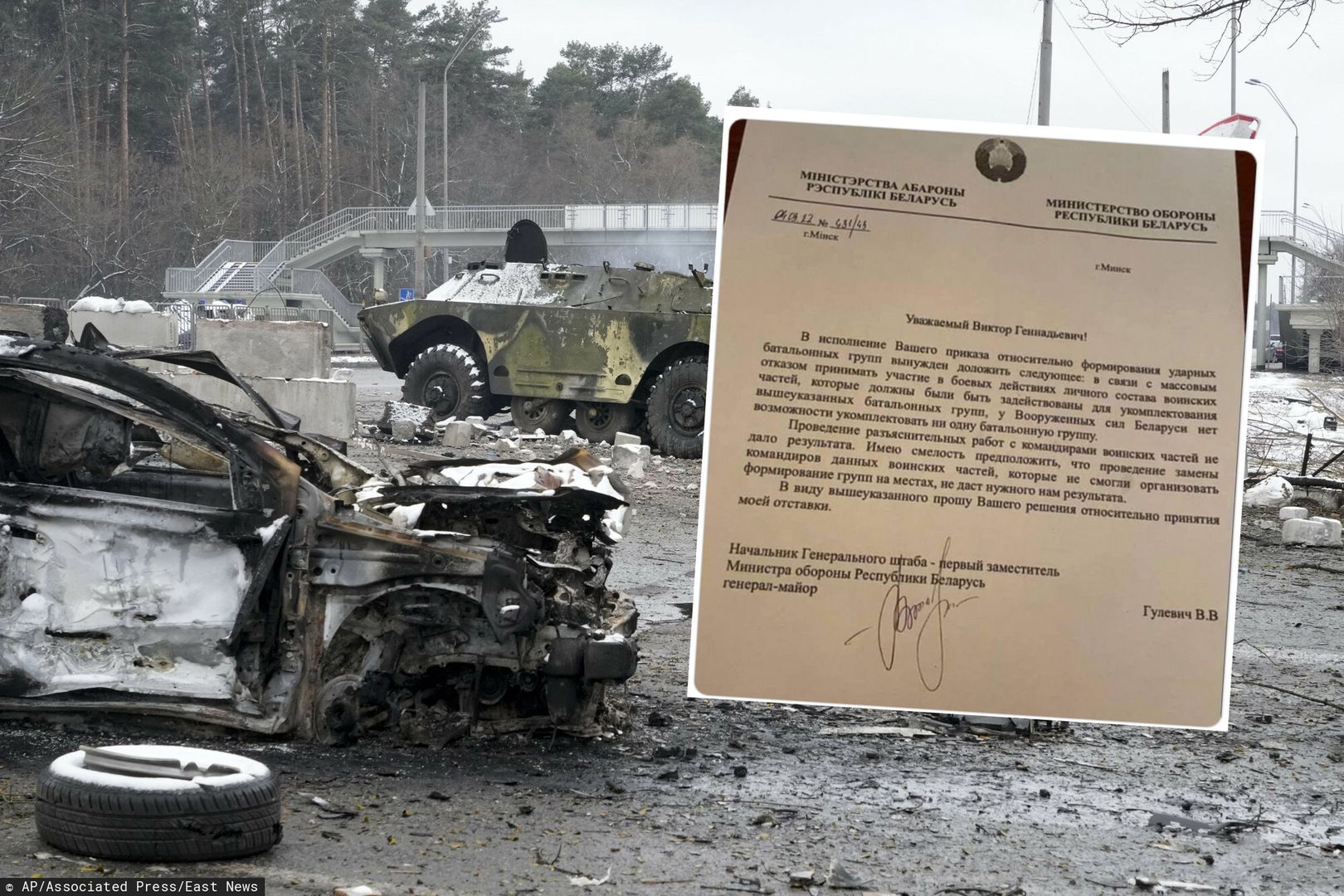 Szef Sztabu Generalnego Białorusi podał się do dymisji? "Masowe odmowy żołnierzy"