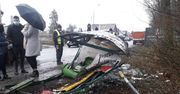 Żywiec. Krok od tragedii. Kierowca wjechał w przystanek autobusowy